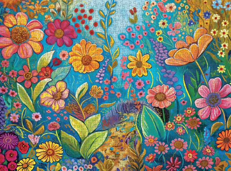 Cross & Glory - The Color Garden, No. 5-1000 Piece Jigsaw Puzzle for Adults | Modern Abstract Floral Art Puzzle | Premium Quality | 20x27 Inches - Image 5