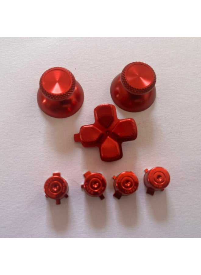 إسكدنيا زر مقبض PS5 للوحة تحكم PS5، زر بديل معدني معدل، غطاء فطر معدني، مفتاح متقاطع، لون المنتج: أخضر - Image 5