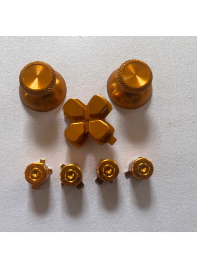 إسكدنيا زر مقبض PS5 للوحة تحكم PS5، زر بديل معدني معدل، غطاء فطر معدني، مفتاح متقاطع، لون المنتج: أخضر - Image 4