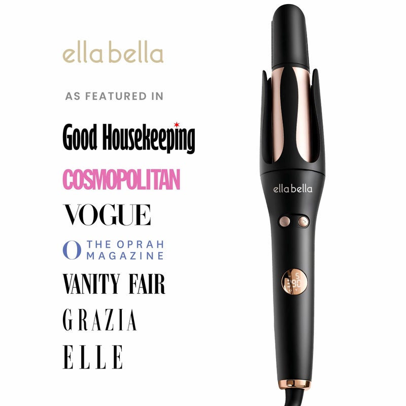 ELLA BELLAÂ® Automatic Rotating Curling Iron â€¢ Auto Hair Curlers â€¢ Easy to Use â€¢ Digital Display to Accurately Control Temperature â€¢ Transform Your Look in Seconds â€¢ Ideal for Longer Hair - Image 3