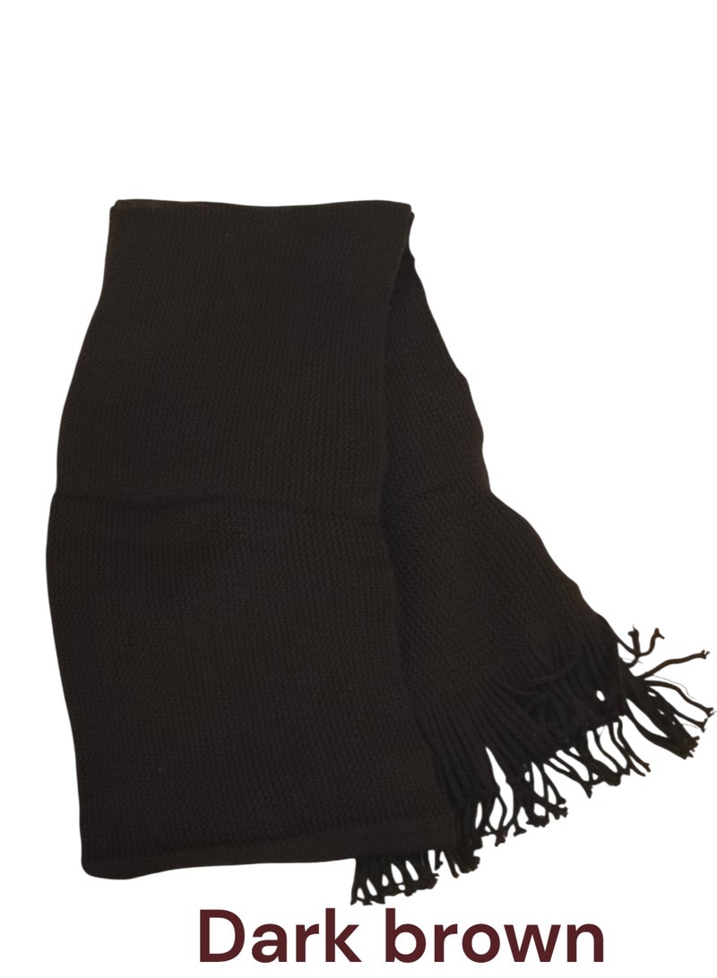 وشاح صوف دافئ لفصل الشتاء للرجال والنساء صنع في تركيا - Image 1