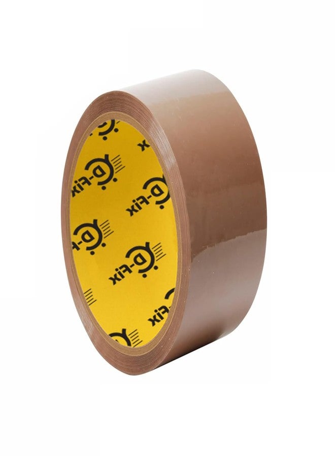 D-Fix شريط لاصق ذاتي بني اللون من دي-فيكس® - طول 65 مترًا - عرض 72 مم / 3 بوصات - لفة واحدة في العبوة - شريط تغليف صناعي من مادة BOPP لتغليف صناديق التجارة الإلكترونية - Image 1