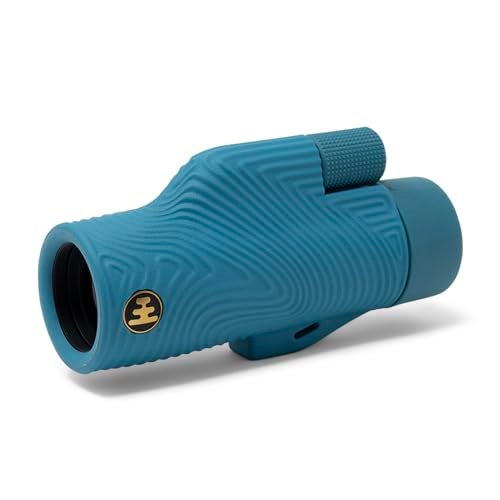 Nocs Provisions Field Tube 8x32 Waterproof Monocular, 8X Magnification Telescope, Bak4 Prism, Wide Field of View for Bird Watching, Backpacking & Wildlife Viewing - Corsican Blue - Image 1