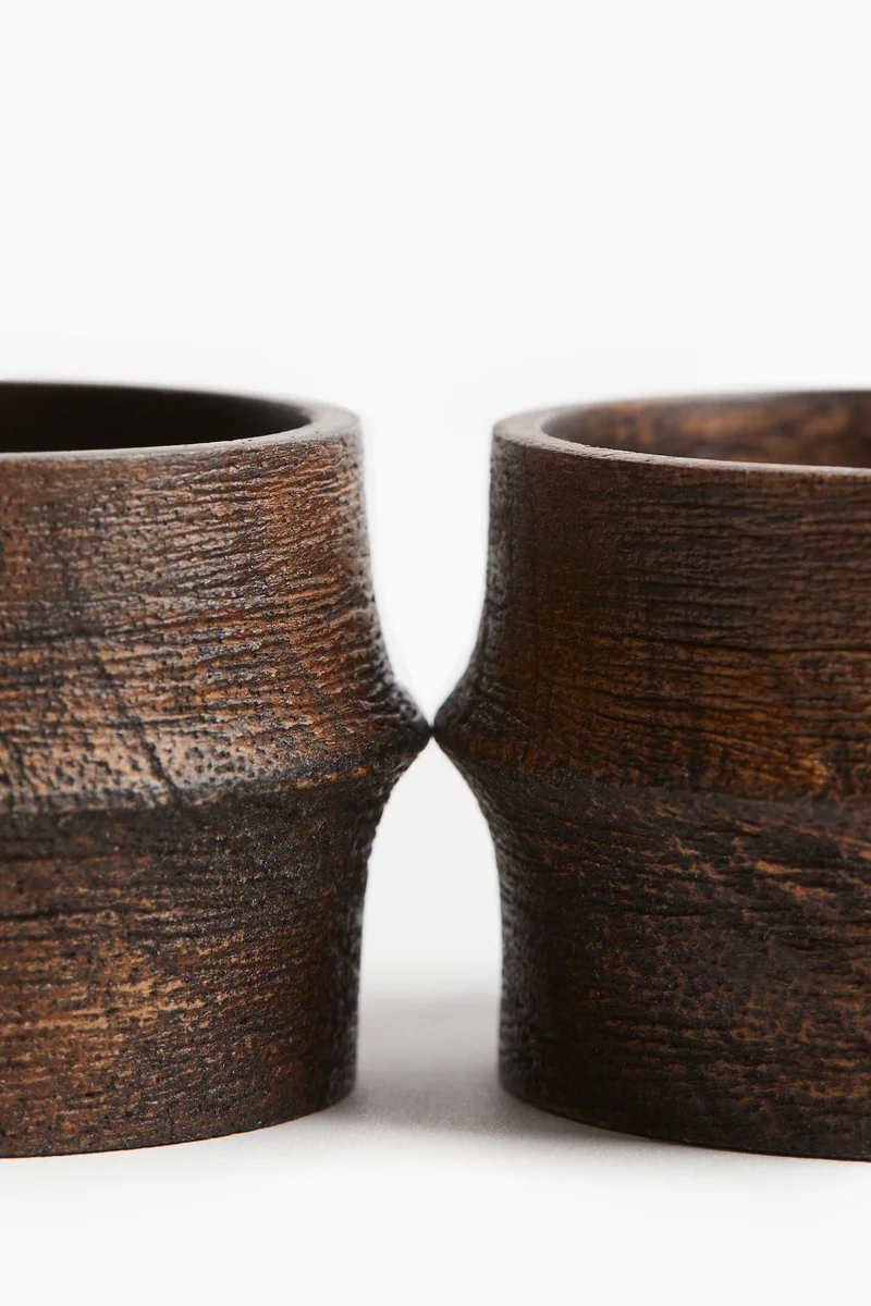 H&M 2-pack wooden napkin rings