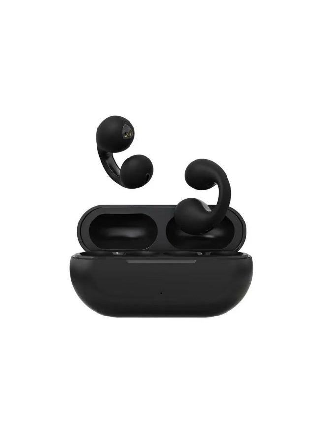Ambie Sound Earcuffs Earring Wireless Bluetooth Earbuds Ear Hook Headset Sport Earphones (Black) - Image 1