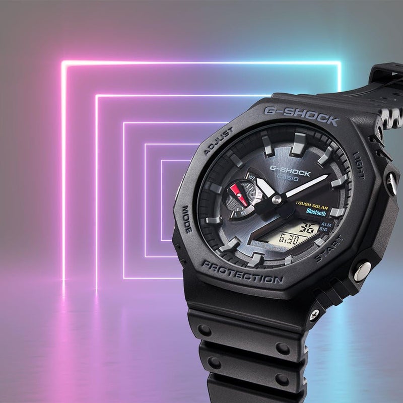 G-SHOCK G-Shock GAB2100-1A Bluetooth Solar GAB2100 Series, Black  - Image 3