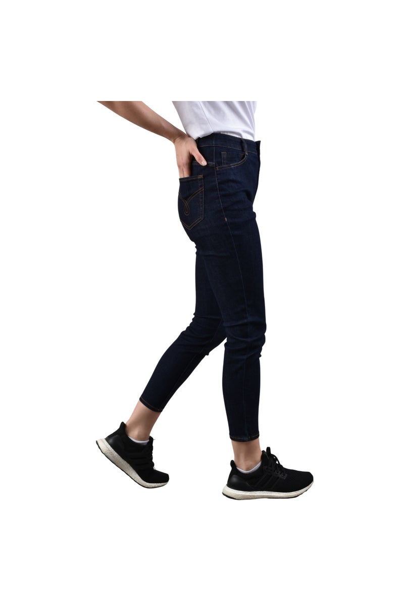 GIORDANO Blue High Waist Jeans for Women - Image 3