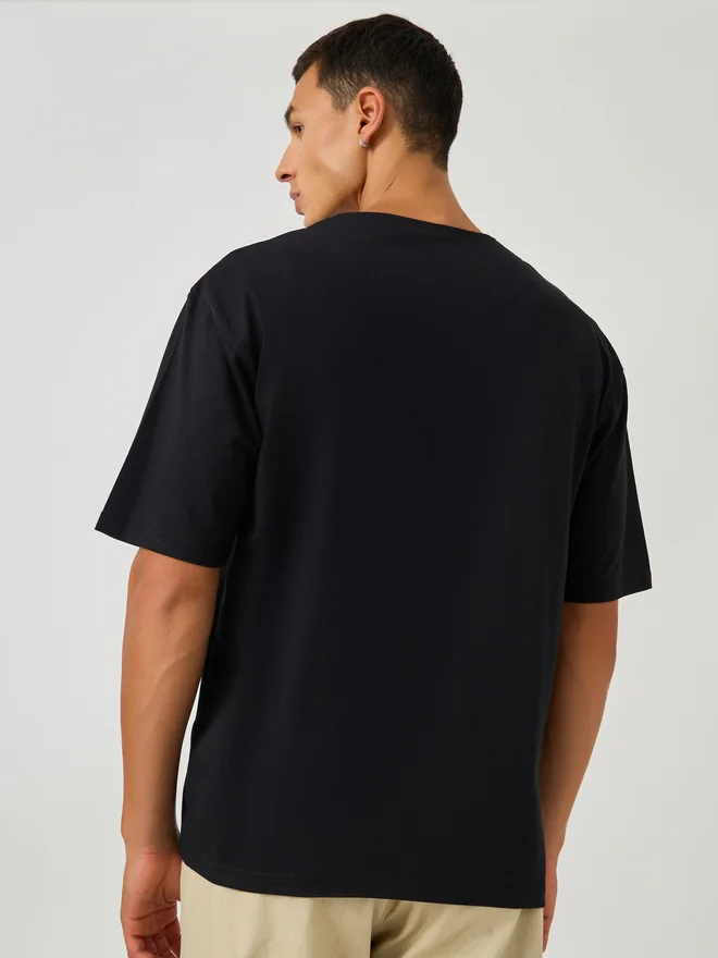 Styli Notch Neck Oversized T-Shirt