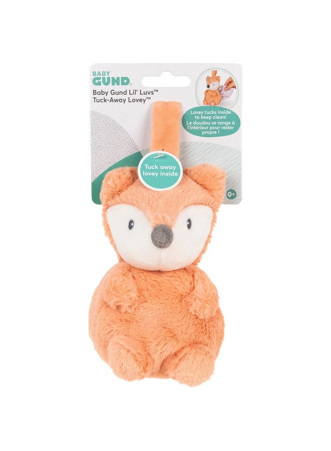 غاند لعبة GUND Baby Lil' Luvs Tuck-Away Lovey، Emory Fox، لعبة حيوانية ناعمة للغاية مع بطانية أطفال مدمجة للأطفال والمواليد الجدد - Image 1