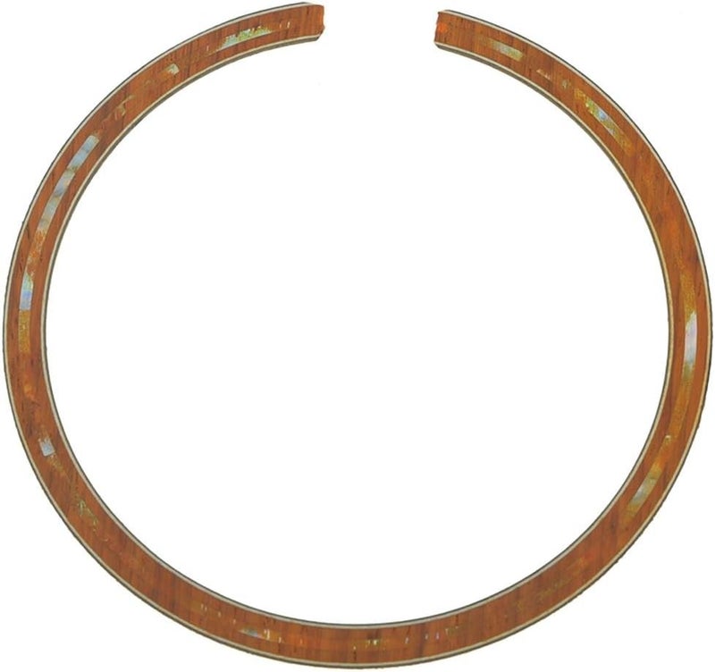 KAISH Acoustic Guitar 110 * 8 * 0.8mm Soundhole Padauk Rosette Full Abalone Shell Inlay - Image 2