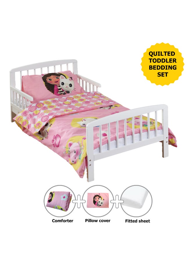 Kinder Valley Gabby Doll House Toddler Bedding - 4pc Set - Image 1