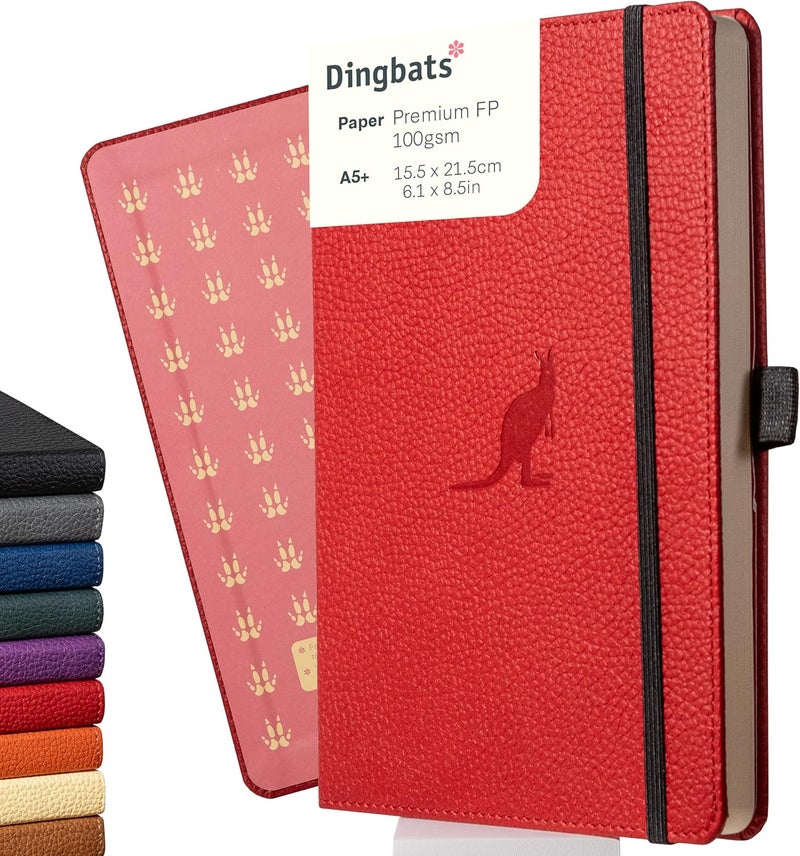 Dingbats* Notebooks دفتر دينغباتس* الحياة البرية A5 كنغر أحمر - عادي - Image 1