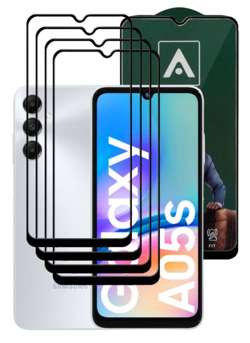 أكاليكس 4 قطع، حماية شاشة، لهاتف سامسونج جالاكسي A05s، جودة ممتازة. - Image 1
