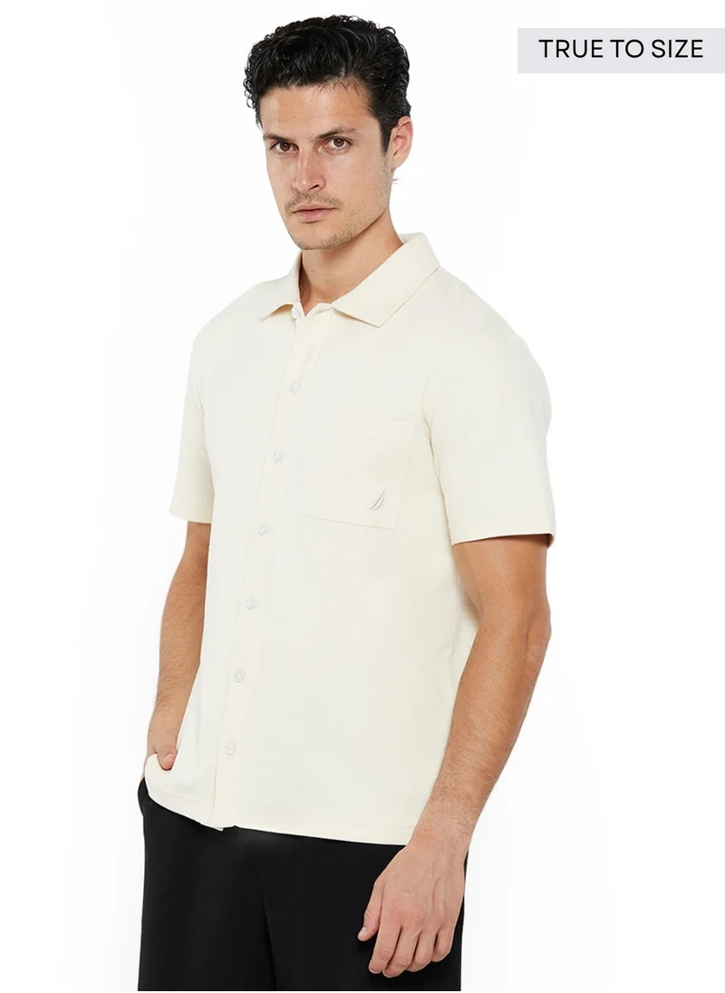 نوتيكا Regular Fit Premium Cotton Logo Shirt