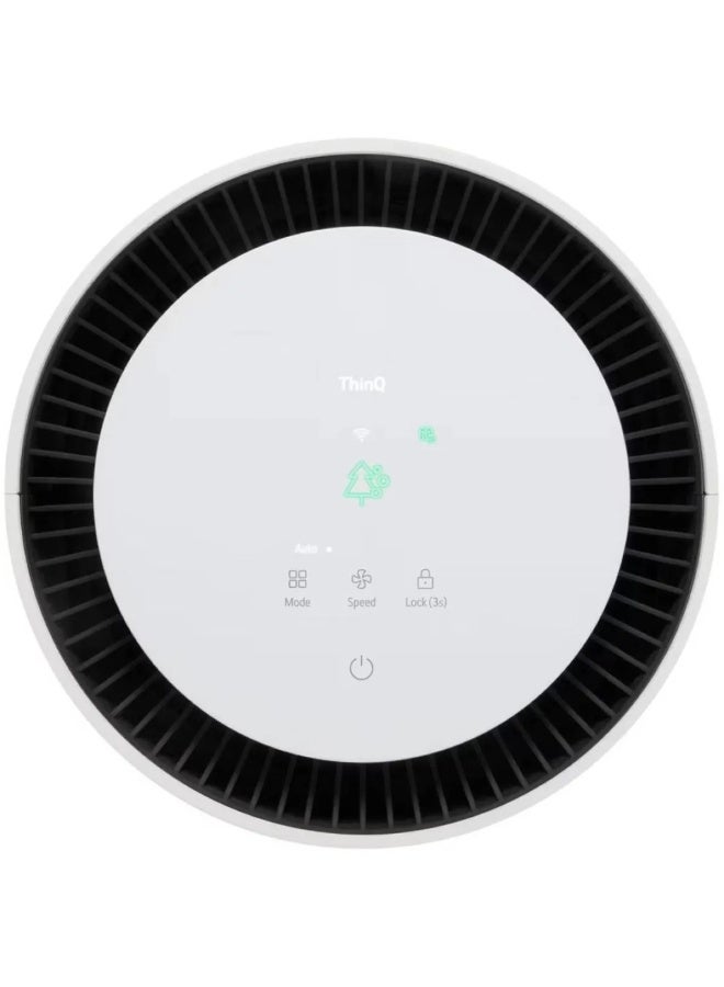 LG Air Purifier AS35GGW10, 32m² Coverage, 4-Step Smart Purification, LED Display, White AS35GGW10 White - Image 4
