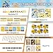 Halema 96pcs Construction Birthday Party Supplies Construction Party Favors For Kids Mini Excavator Truck Keychain Slap Bracelet Sticker Construction Themed Party Favors Bags Available For 12 People - Image 4