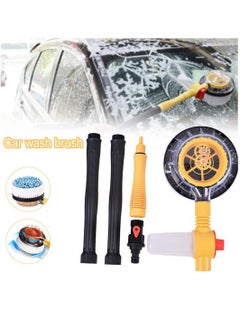 DIGI CORE Multifunctional Car Wash Brush Cleaning Mop And Brush Tools Long Handle Automatic Rotating Foam Car Cleaning Brush Microfiber Washing Mop And Car Brush Cleaning Brush Spin Car Mop  - Image 3