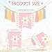 Sanixin Daisy 1st Birthday Decorations Highchair Pink Floral High Chair Banner Boho Flower One Wooden Cake Topper for Pastel Flowers First Birthday Party Decorations Daisy - Image 4