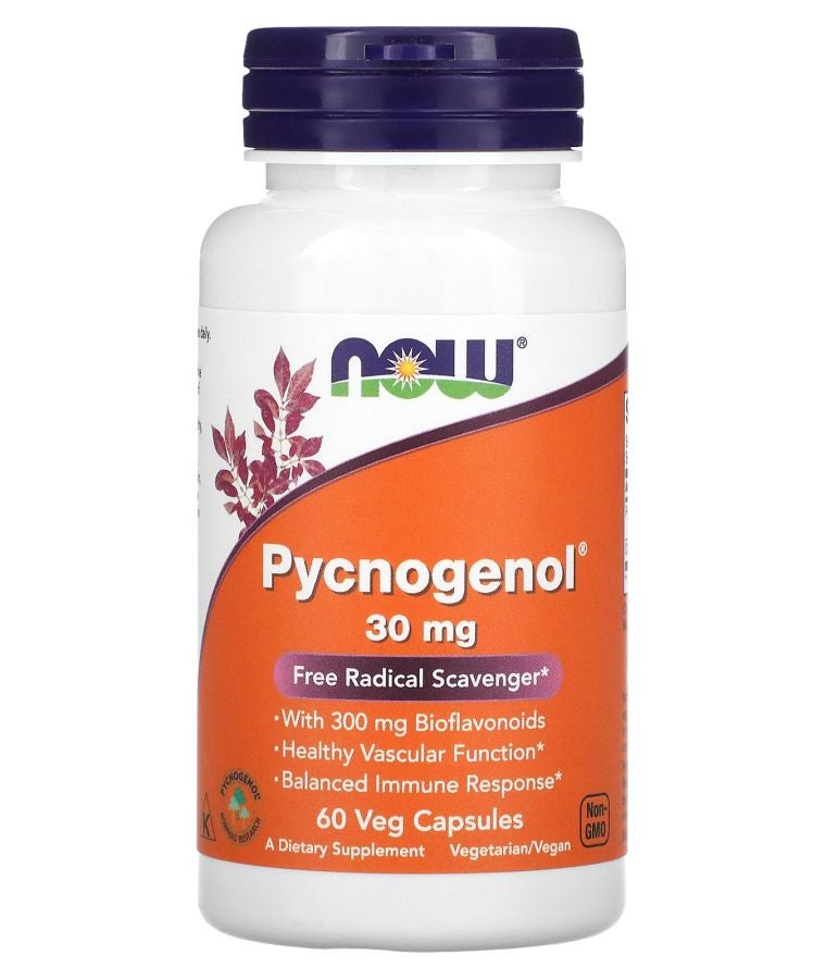now Pycnogenol 30 mg 60 Veg Capsules