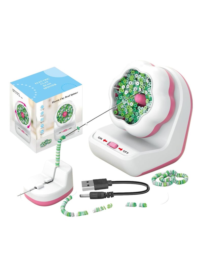 عام آلة تشكيل الخرز الكهربائية الآلية ماكينة صنع الأساور مع إبر آلة خرزة للقلادات والأساور مجموعة صنع الأساور الودية. - Image 1