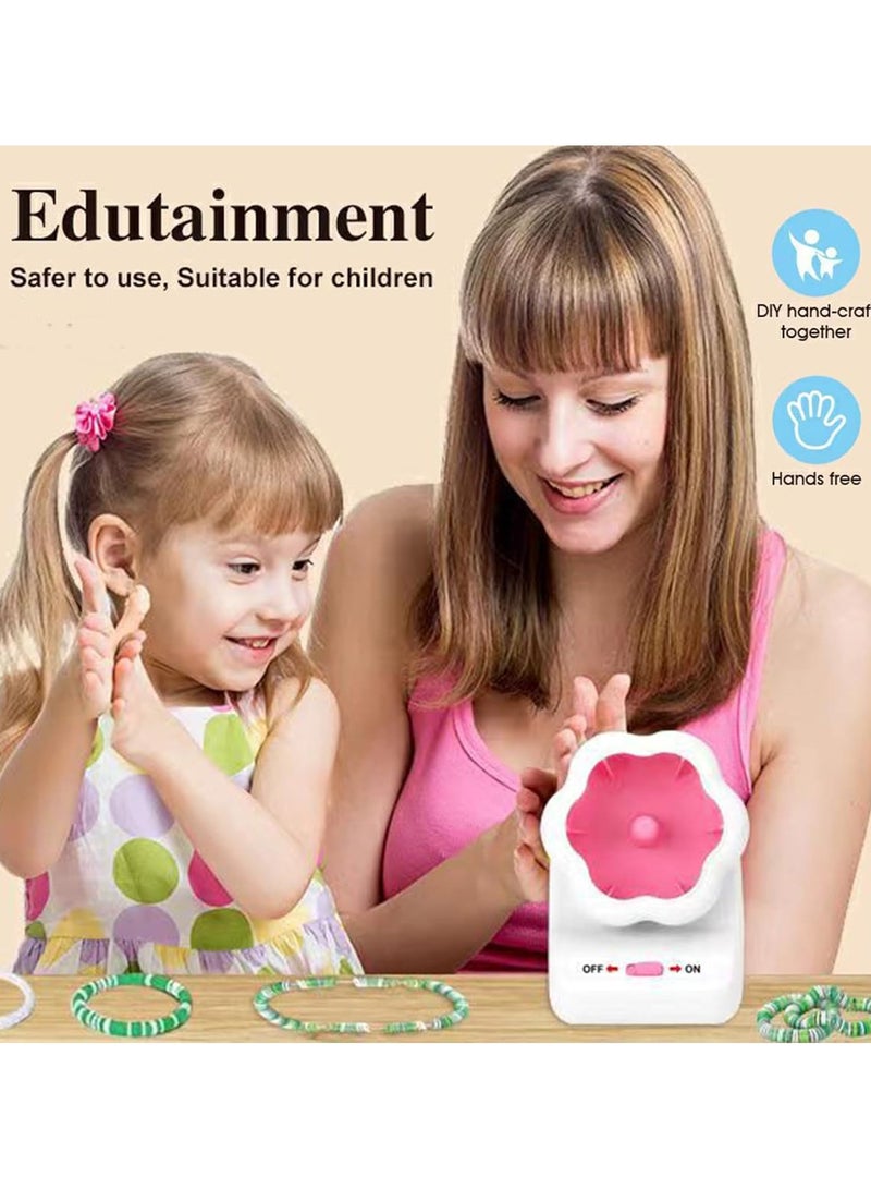 عام آلة تشكيل الخرز الكهربائية الآلية ماكينة صنع الأساور مع إبر آلة خرزة للقلادات والأساور مجموعة صنع الأساور الودية. - Image 5