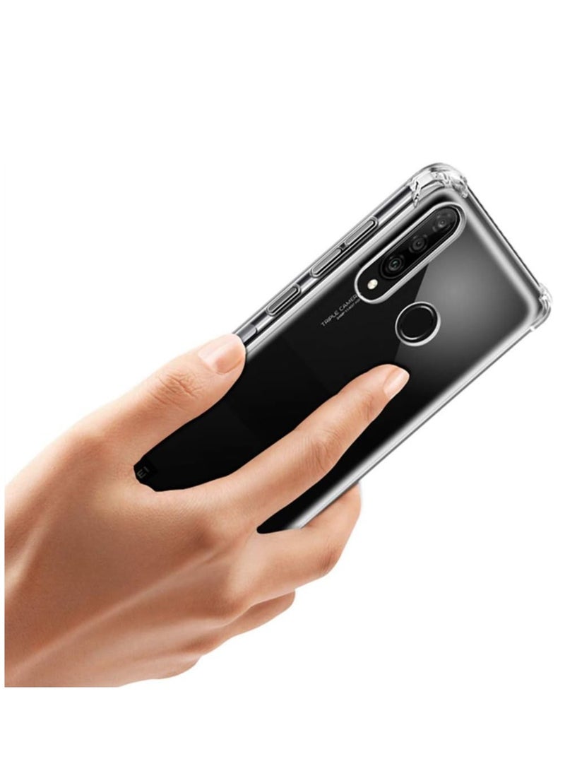 تين تك جراب شفاف بزوايا مضادة للصدمات من البولي يوريثين المقاوم للحرارة لموبايل هواوي بي 30 لايت / Huawei P30 Lite  من تين تك – شفاف - Image 3