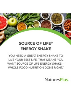 Nature's Plus Naturesplus Source Of Life Energy Shake Creamy Granola 1.1 Lbs Provides 13G Complete Protein Vitamins & Minerals Nongmo Gluten Free Vegetarian 13 Total Servings  - Image 4