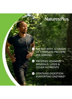 Nature's Plus Naturesplus Source Of Life Energy Shake Creamy Granola 1.1 Lbs Provides 13G Complete Protein Vitamins & Minerals Nongmo Gluten Free Vegetarian 13 Total Servings  - Image 5