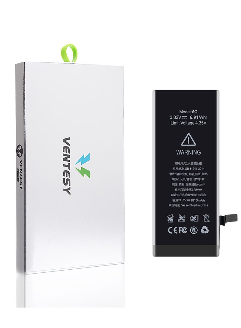 VENTESY Battery for Apple iPhone 6 Ultra Capacity - Black  - Image 2