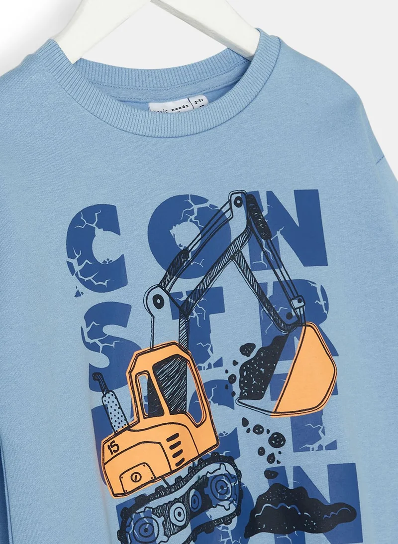 NAME IT Kids Graphic Print Sweatshirt