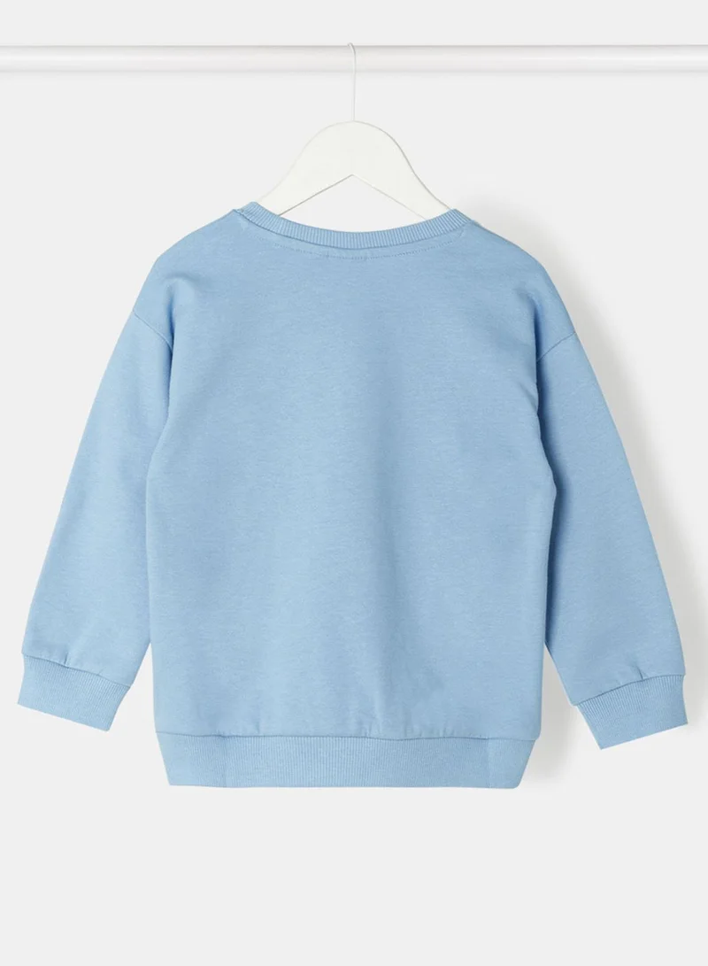 NAME IT Kids Graphic Print Sweatshirt