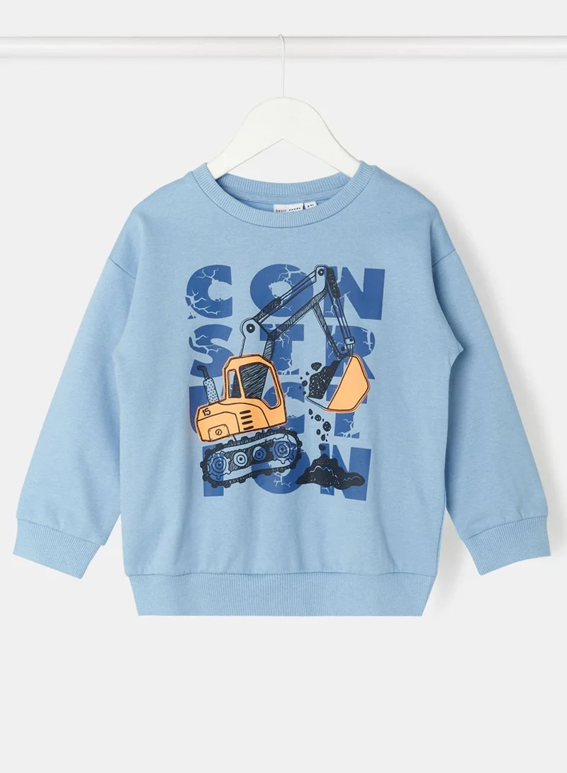 NAME IT Kids Graphic Print Sweatshirt