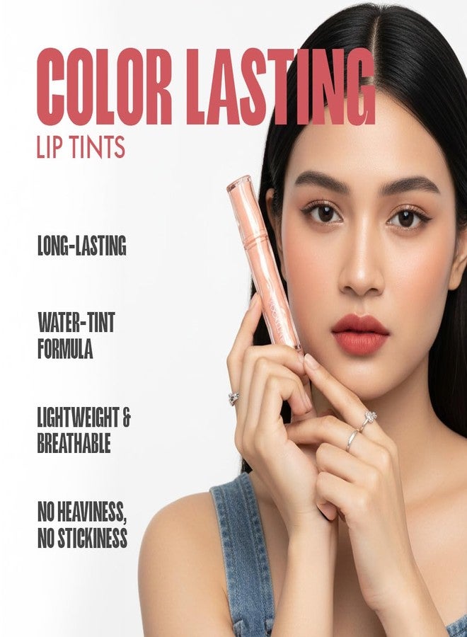 Focallure Color Lasting Lip Tint- Long-Lasting & Lightweight | Transfer-Proof & Smudge-Resistant | Korean Tint | intense color, | Soft blur & Watery Texture | Dewy Gloss | Alcohol-Free | 2gm (NU01) - Image 2