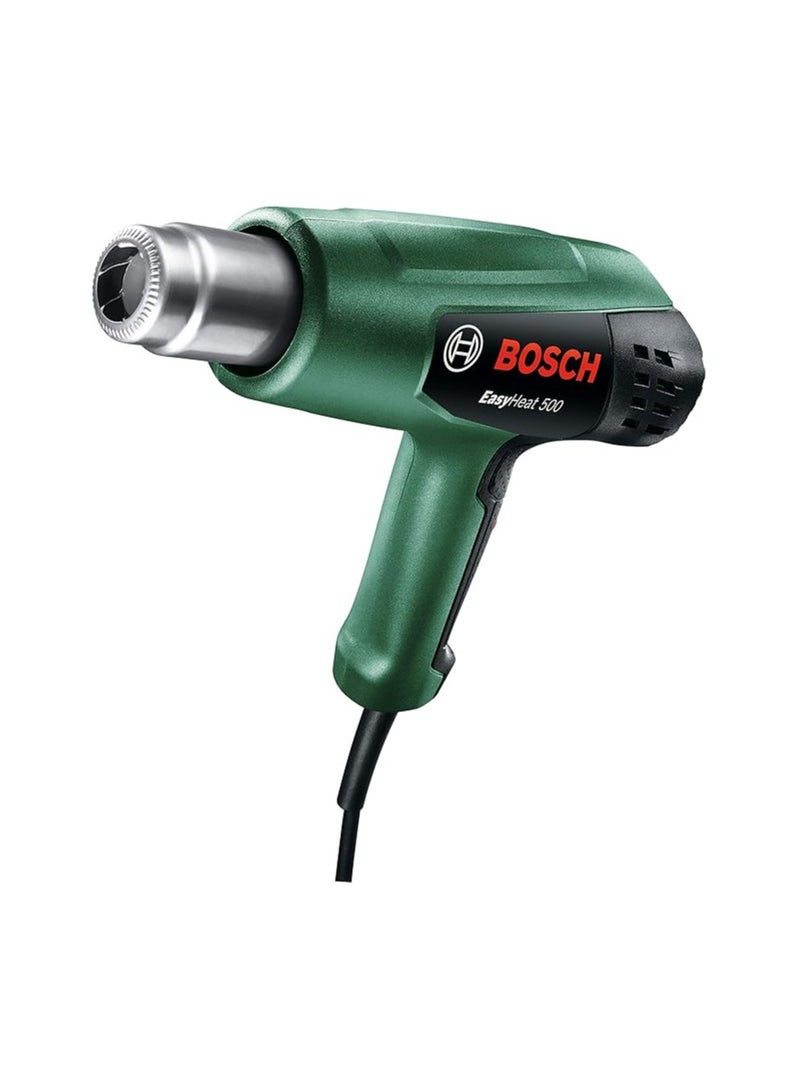 Bosch EasyHeat 500 Heat Gun – 1600W, 2 Temperature Settings, Compact & Lightweight Hot Air Gun for Paint Removal, Shrinking, Drying – Green - Image 3