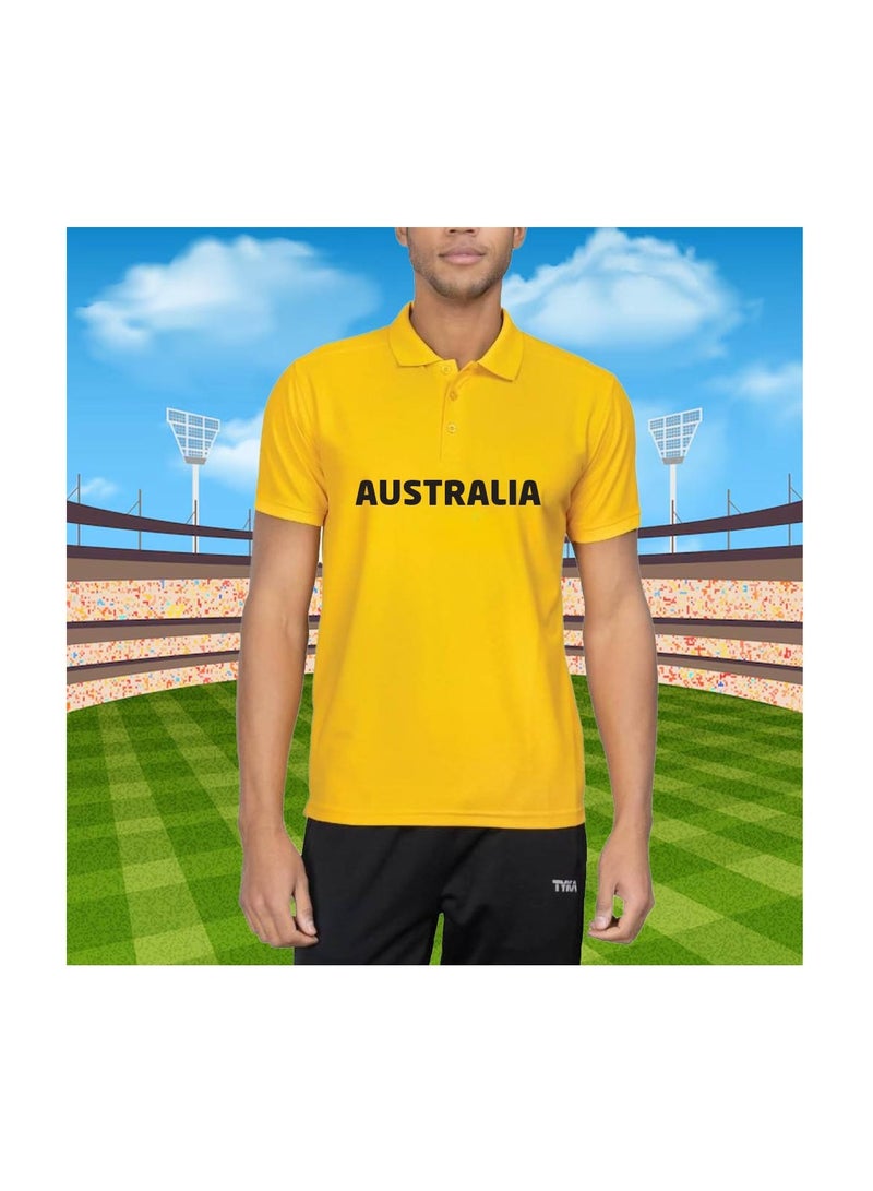 Australia jersey for Adults - Australia Dry-Fit T-Shirt for Men and Women - Australia Cricket Team Jersey For unisex Adults - Perfect for Matches and Everyday Wear - Image 4