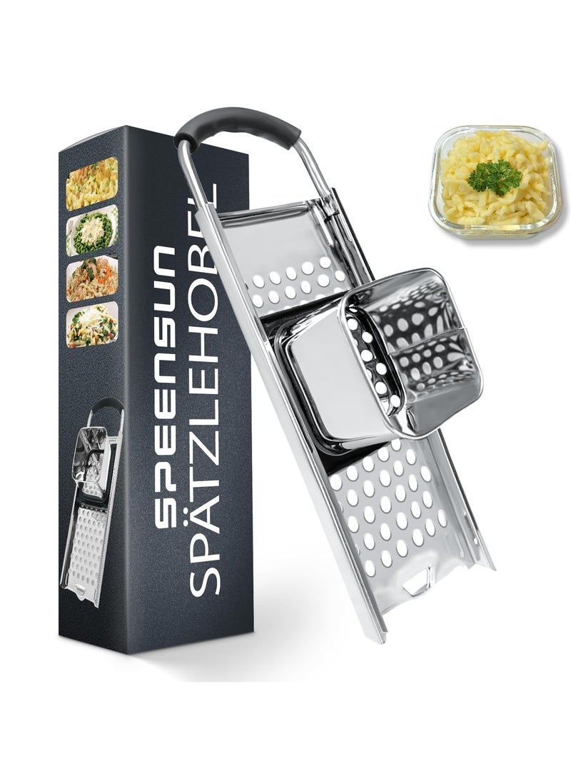Pasta Makers, Premium Grade Stainless Steel Pasta Makers, Efficient Homemade Pasta Makers, Dishwasher Safe Spaetzle Noodle Maker with Comfort Handle  - Image 1