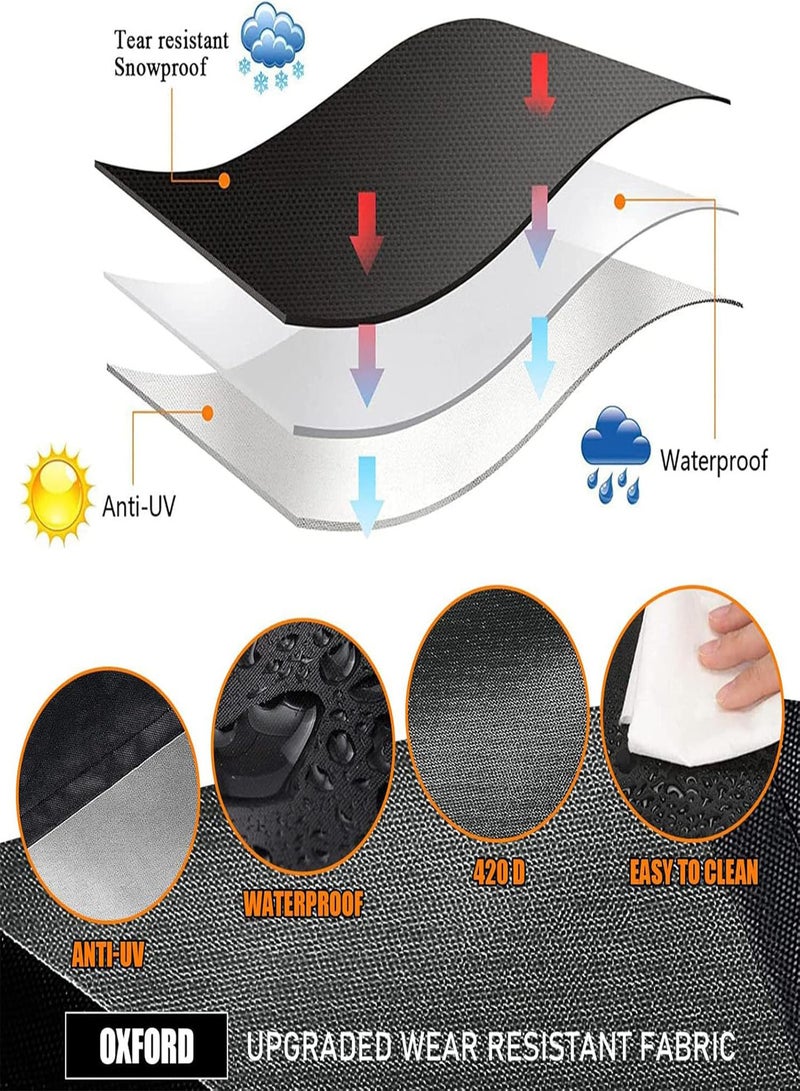 GGOOT Anti-UV Water Tank Cover - 420D Oxford Cloth Rain Barrel Cover | Waterproof Oxford Cover for Protect Water Tank from Harmful UV Rays - Image 5
