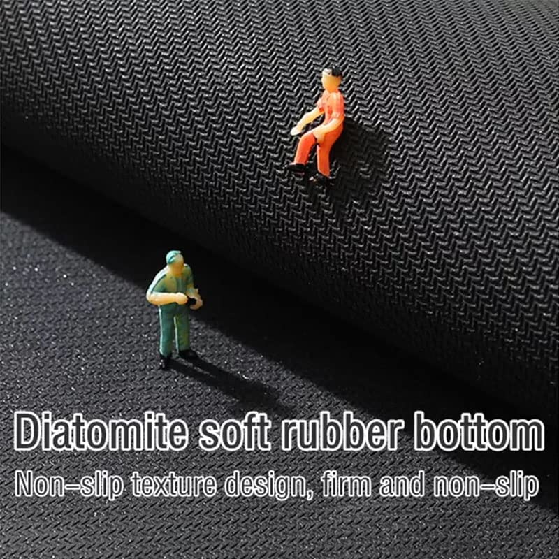 Deoxys 2 Pcs Kitchen Mats Waterproof Memory Foam Kitchen Rugs Standing Desk Mat Floor Mats Comfort Runner Rug Carpets for Kitchen Floor Sink 120 40 cm 40 60 cm Gray - Image 4