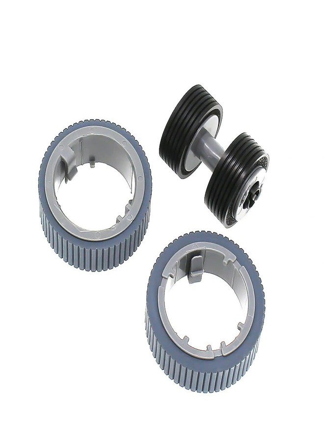 S-Union New Scanner Brake and Roller Set for Fujitsu Fi-7160 Fi-7180 Fi-7260 Fi-7280 Part No.: PA03670-0001 PA03670-0002 Model: FI-C728PR FI-C728BR - Image 1