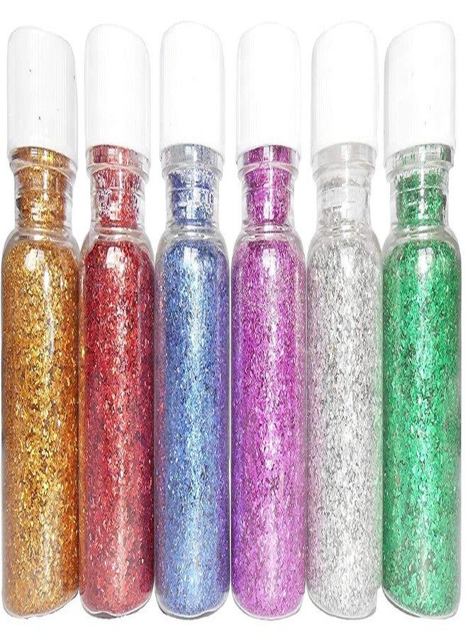 Promote Trader Art and Craft Materials and Activities Supplies for Boys Girls and Kids (6 Glitter) - Image 1