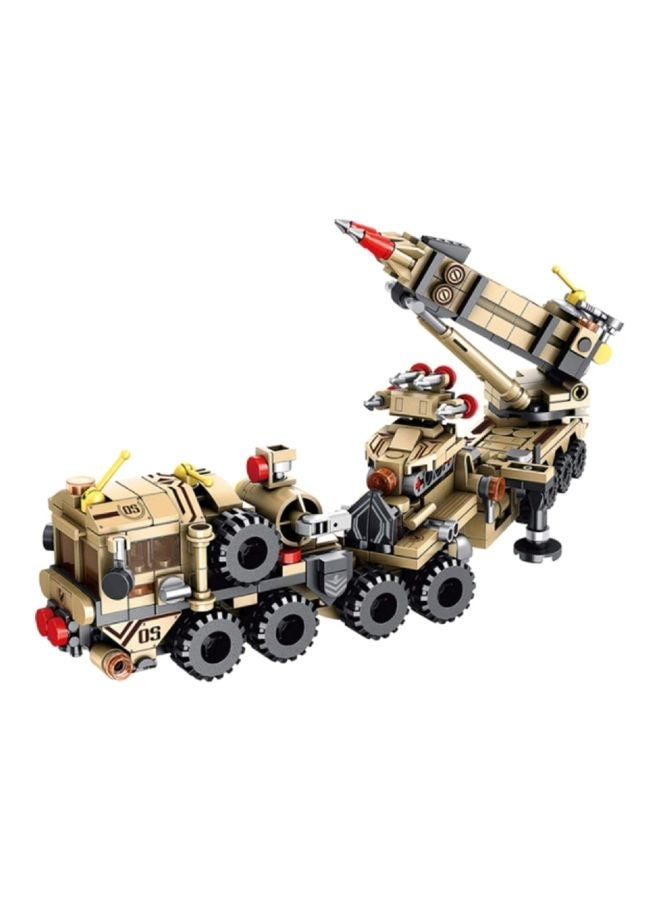 نيبمينينت 549-Piece 12 In 1 Patriot Air Defence Missile Building Block Toy Set - Image 1