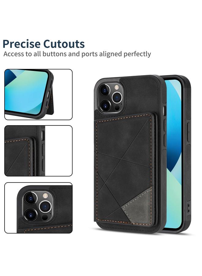 اس-توب جراب لهاتف iPhone 14 Pro Max Line حامل بطاقة الهاتف - Image 2