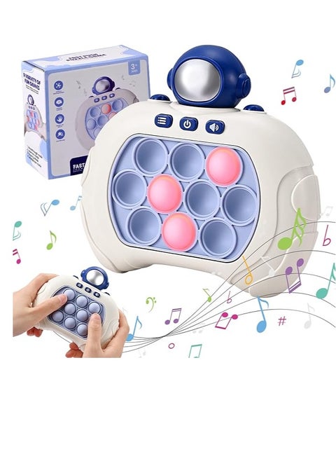Towwoo Quick Push Game v2.0, Pop It Fidget Electronic Sensor Game, Silicone Toy for Boys and Girls, Unique Puzzle Pop Bubble Game Machine Gift for Children and Adults (F)