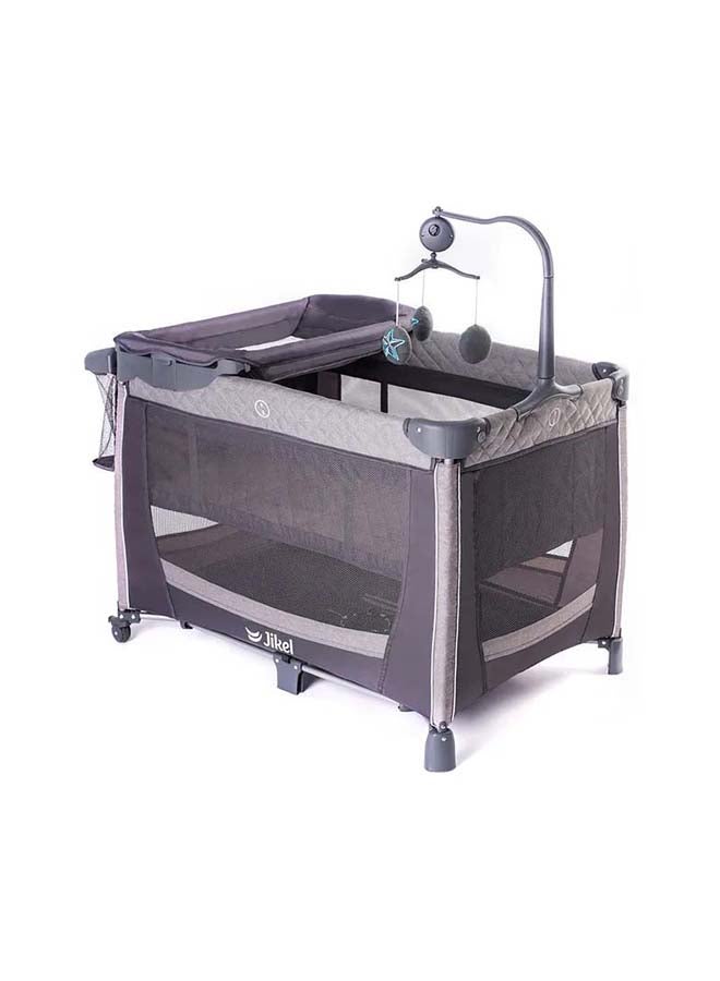 جيكل Hub Playpen مع كرسي تنظيم التغيير - فحمي - Image 3