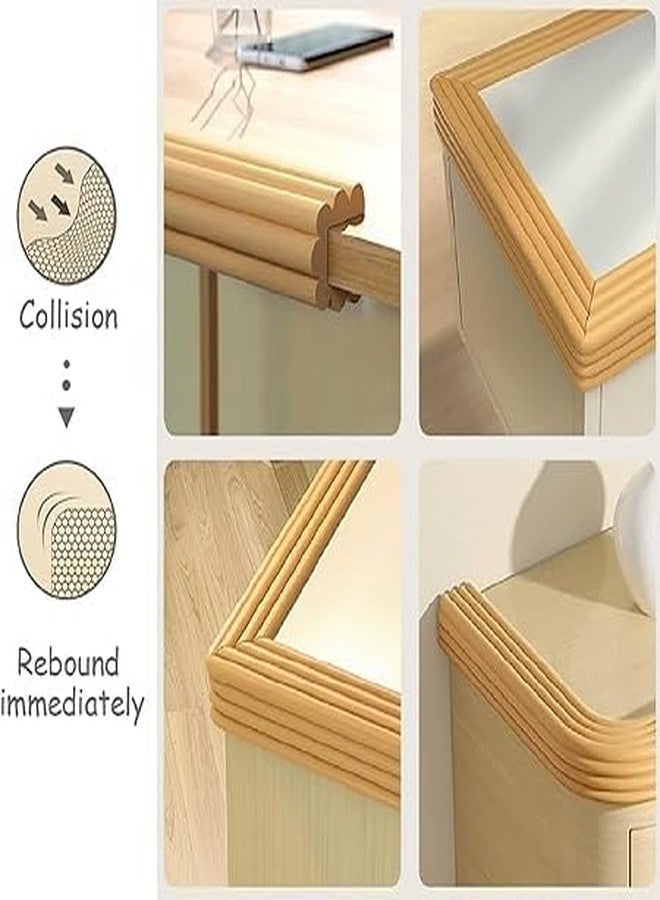 BGVM Edge Protector Strip - 2M Extra Thick Foam Cushion for Baby Safety - Shock-Absorbing Corner Guard for Sharp Edges on Tables, Desks, Walls & Furniture - 1 Piece Roll (Gold) - Image 3