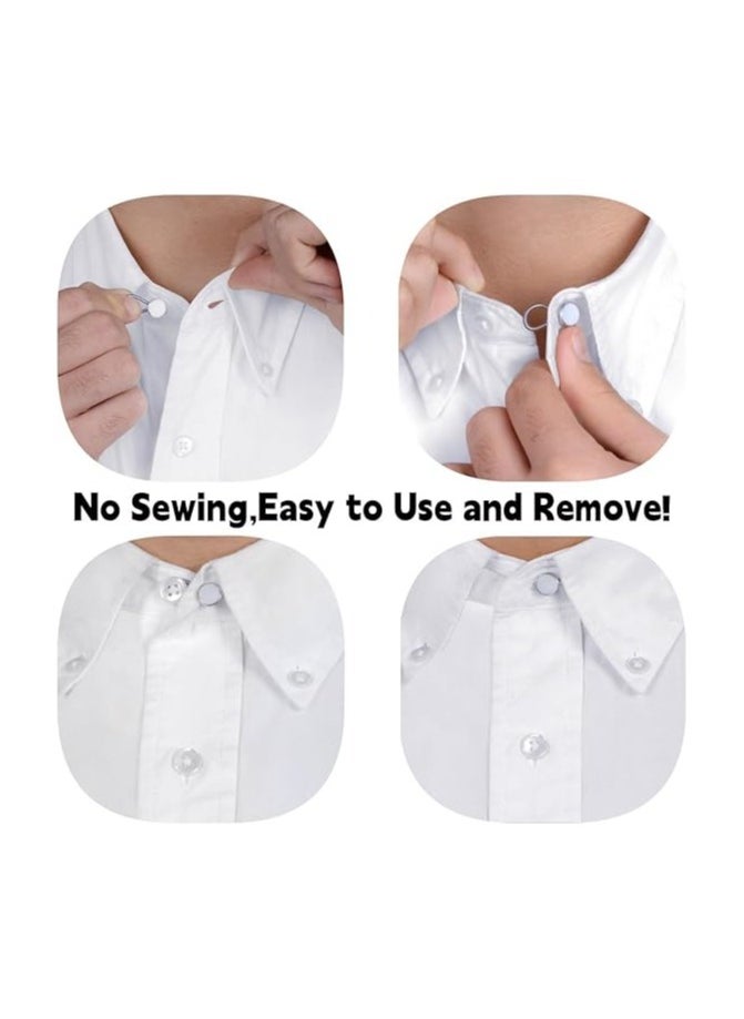 Generic Shirt Collar Button Extender, 3pcs Elastic Collar Extenders for Shirts, Premium Collar Extender for Men's Shirts, Button Extender for Dresses, Shirts, Suits, Coats  - Image 5