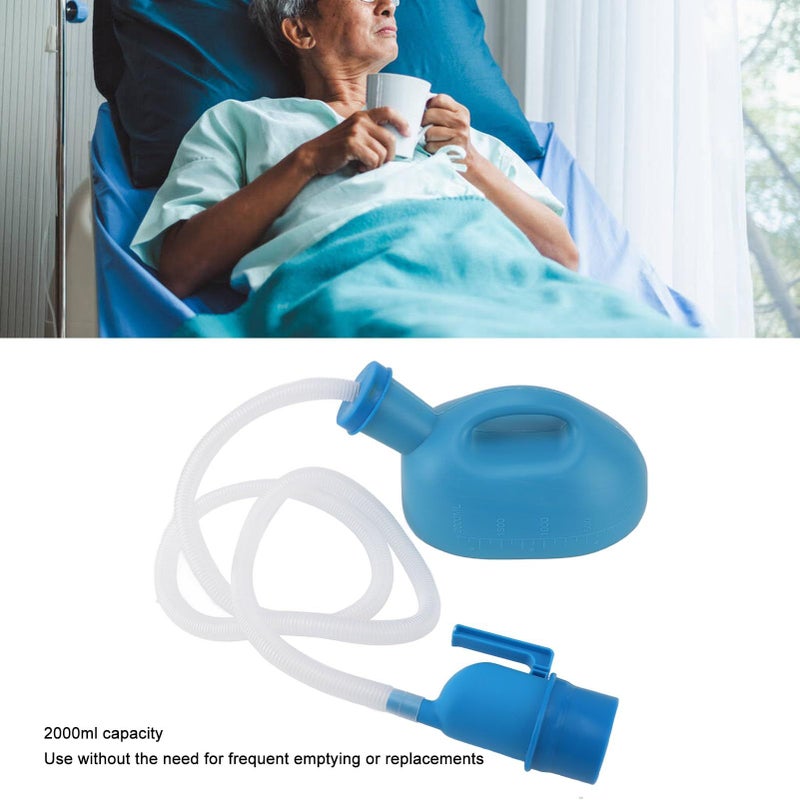 Large Capacity Bedridden Urinal Bottle 2000ml for Travel Hospital - Image 3