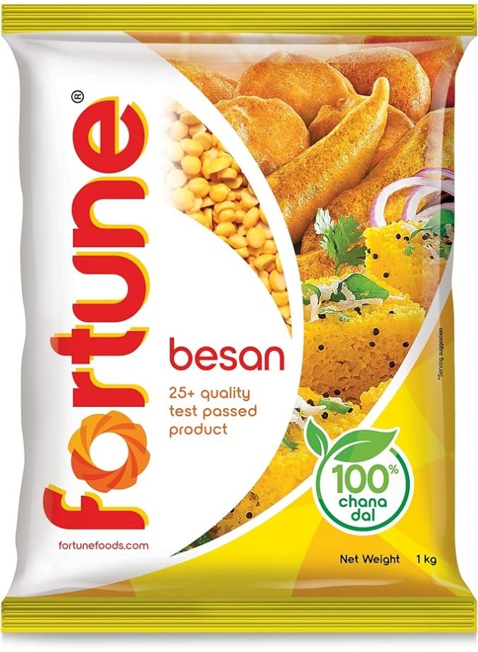 فورتون دقيق الحمص المطحون ناعماً من فورتشن تشانا بيسان، 1 كجم - Image 1
