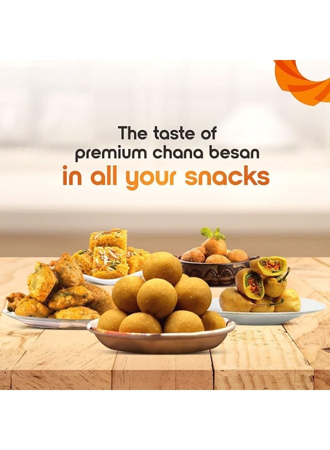 فورتون دقيق الحمص المطحون ناعماً من فورتشن تشانا بيسان، 1 كجم - Image 2