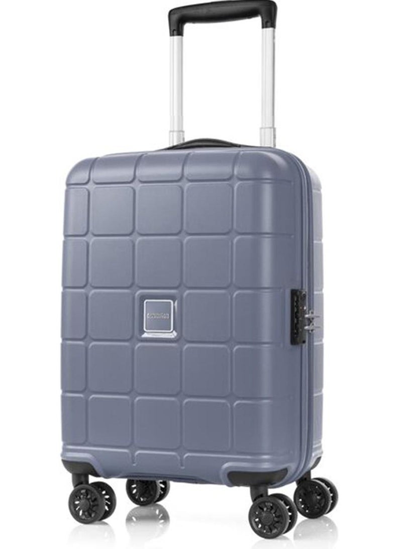 AMERICAN TOURISTER hundo suitcase, 2pc set (55 + 81 cm), 4 spinner wheels, hard top, polypropylene, flinstone|spacious interior|duosaf™ security zipper|tsa combination lock - 3 years international warranty - Image 2